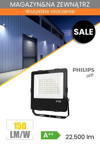 Naświetlacz LED dużej mocy 150W / 5000K