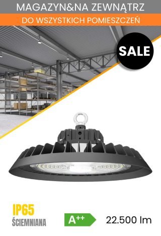 Ściemniana lampa typu highbay LED 150W/4000K