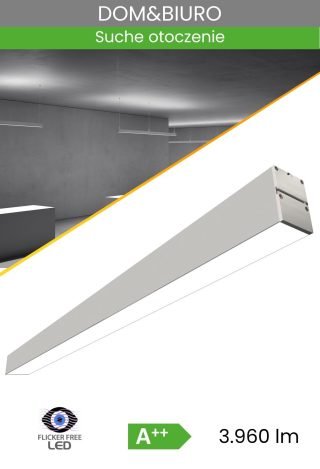 Oprawa wisząca LED o wysokiej wydajności 1200mm 36W / 4000K